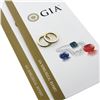 Image 2 : Pair of 18k Gold 4.4 ctw Channel Set GIA Sapphire Eternity Stack Band Guard Ring