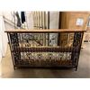 Image 2 : BNIB Art. Iron Console Table With Teak Wood Top