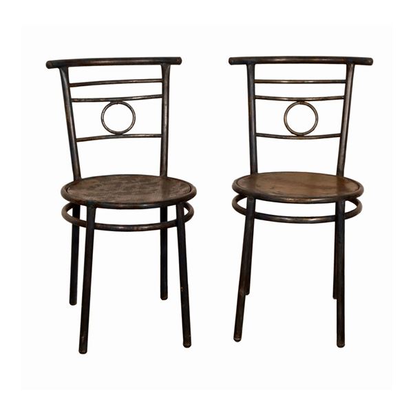 RM-049992, Art. Iron Chair With Wooden,