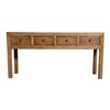 Image 1 : Recycled Elm 4Dws Console Table, Natural