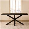 Image 1 : Crispio Wooden Dining Table, Black