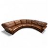 Image 1 : Prospera Home Modern 4-Piece Top Grain Leather Collection Retail $3500