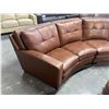 Image 2 : Prospera Home Modern 4-Piece Top Grain Leather Collection Retail $3500