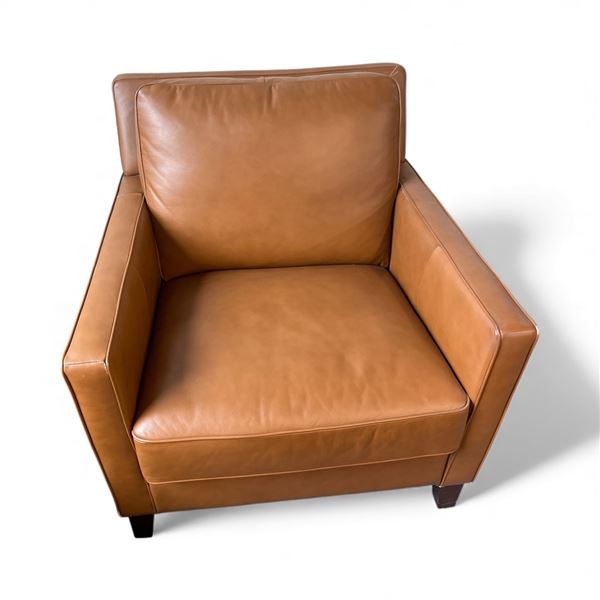 Prospera Home Top Grain Genuine Leather Chair