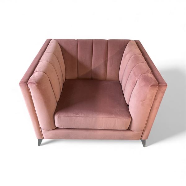 Prospera Home Melissa Modern Velvet Chair Retail $1000