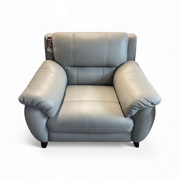 Prospera Home Cream Leather Lounge Chair