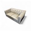 Image 1 : Prospera Home Clint Modern Top Grain Leather Loveseat Retail $.2200