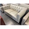 Image 2 : Prospera Home Clint Modern Top Grain Leather Loveseat Retail $.2200