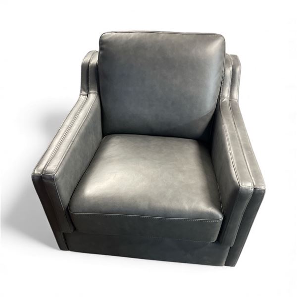 Prospera Home Charcoal Leather Chair