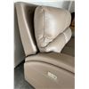 Image 2 : Prospera Home Top Grain Genuine Leather Power Recliner Loveseat Retail $2,600