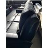 Image 2 : Prospera Home Black Leather Reclining Sofa