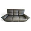 Image 1 : Prospera Home Black Leather Power Reclining Sofa 3 Seater Retail $4000