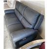 Image 2 : Prospera Home Black Leather Power Reclining Sofa 3 Seater Retail $4000