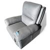 Image 1 : Prospera Home Grey Leather Recliner Chair