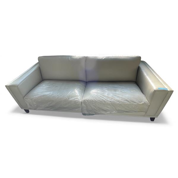 Prospera Home Cream Leather Sofa