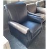 Image 2 : Prospera Home Dark Grey Leather Recliner