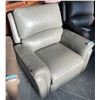 Image 2 : Prospera Home Top Grain Genuine Leather Swivel Chair Retail $1900