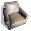 Image 1 : Prospera Home Top Grain Genuine Leather Swivel Chair $1900