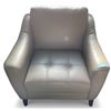 Image 1 : Prospera Home Modern Cream Leather Accent Chair
