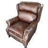 Image 1 : Prospera Home Brown Leather Chair