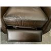 Image 3 : Prospera Home Modern Top Grain Push Back Recliner Retail $1400