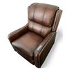 Image 1 : Prospera Home Brown Leather Reclining Chair