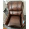 Image 2 : Prospera Home Brown Leather Reclining Chair