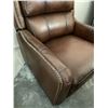 Image 4 : Prospera Home Brown Leather Reclining Chair
