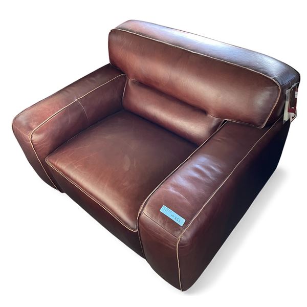 Prospera Home Brown Leather Chair