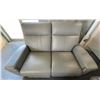 Image 2 : Prospera Home Cream Reclining Leather Sofa