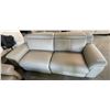 Image 2 : Prospera Home Cream Leather Powered Reclining Sofa