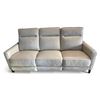 Image 1 : Prospera Home Light Cream Leather Powered Reclining Sofa