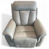 Image 1 : Prospera Home Light Grey Leather Power Recliner Chair