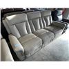 Image 2 : Prospera Home Light Grey Leather Triple-Seat Power Reclining Sofa