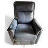 Image 1 : Prospera Home Navy Blue Leather Power Recliner