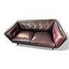Image 1 : Prospera Home Seymour Top Grain Leather Loveseat Retail $2200