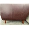 Image 3 : Prospera Home Seymour Top Grain Leather Loveseat Retail $2200