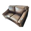 Image 1 : Prospera Home Top Grain Genuine Leather Loveseat Retail $2200