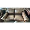 Image 2 : Prospera Home Top Grain Genuine Leather Loveseat Retail $2200