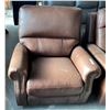 Image 2 : Prospera Home Brown Leather Power Reclining Chair