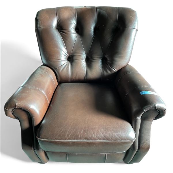 Prospera Home Top Grain Genuine Leather Chair