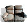 Image 1 : Prospera Home Top Grain Genuine Leather Loveseat Power Recliner Retail $3000