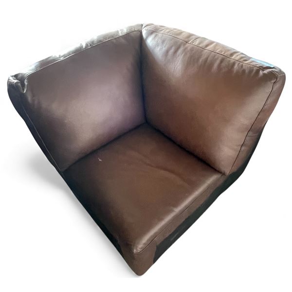 Prospera Home Brown Leather Modular Sectional Chair