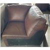 Image 2 : Prospera Home Brown Leather Modular Sectional Chair
