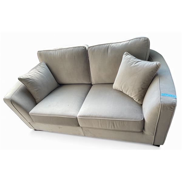 Prospera Home Modern Fabric Loveseat Retail $2200