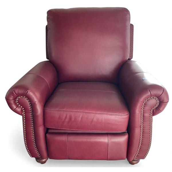 Prospera Home Red Leather Chair