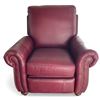 Image 1 : Prospera Home Red Leather Chair