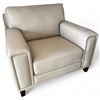 Image 1 : Prospera Home Top Grain Genuine Leather Chair Retail $1400