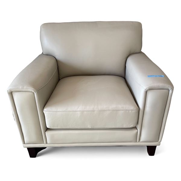 Prospera Home Top Grain Genuine Leather Chair Retail $1400