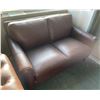 Image 2 : Prospera Home Top Grain Genuine Leather Sofa Retail $3500